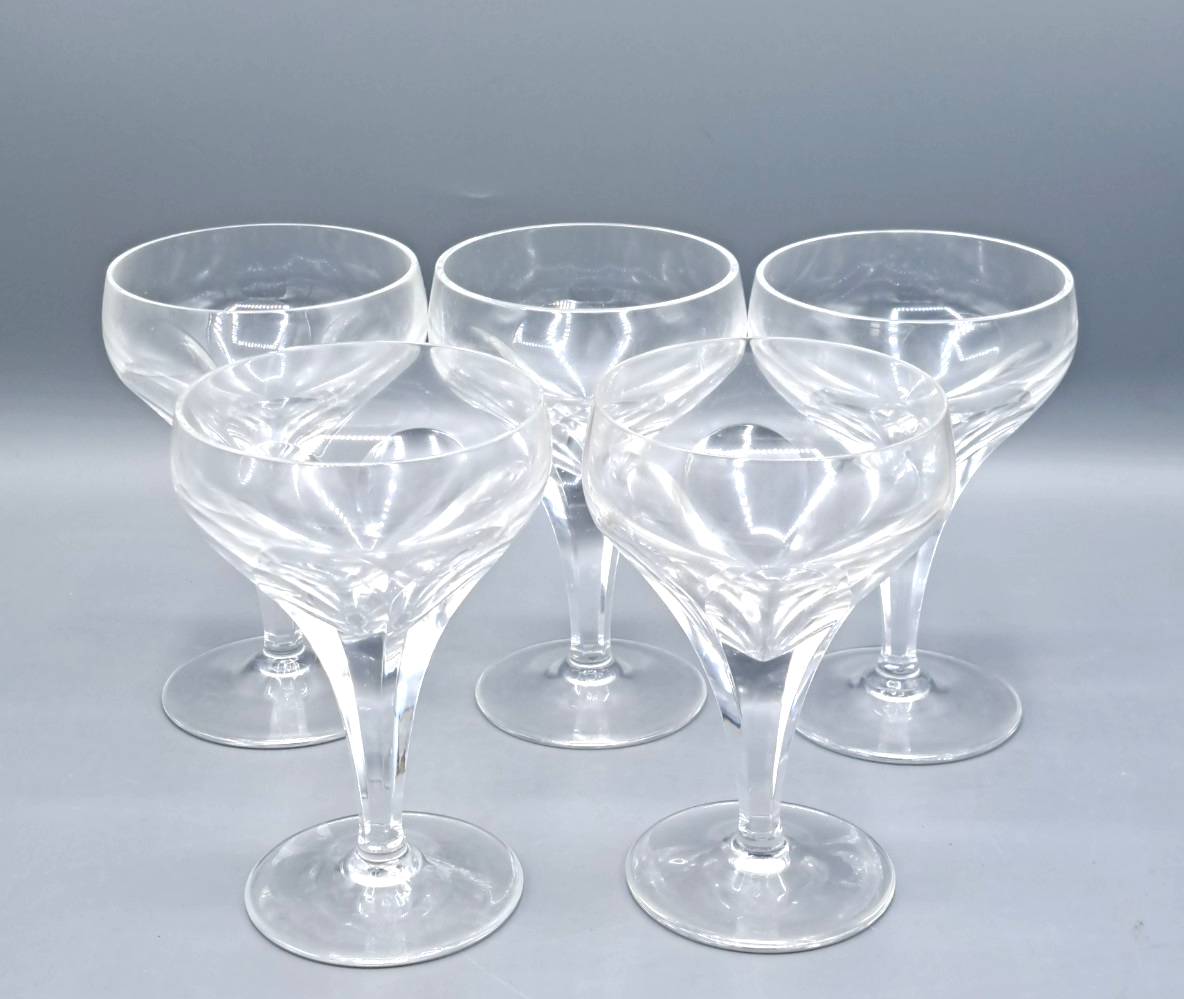 Antiqutät, Mundgelasenes Glas, Handgefertigt, 5 Stück